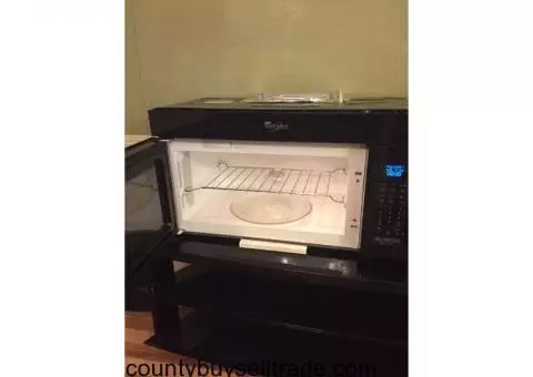 Brand new over the stove Whirlpool microwave