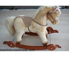 chrisha playful plush horse